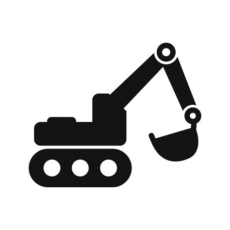 icono mini excavadora|free excavator icons.